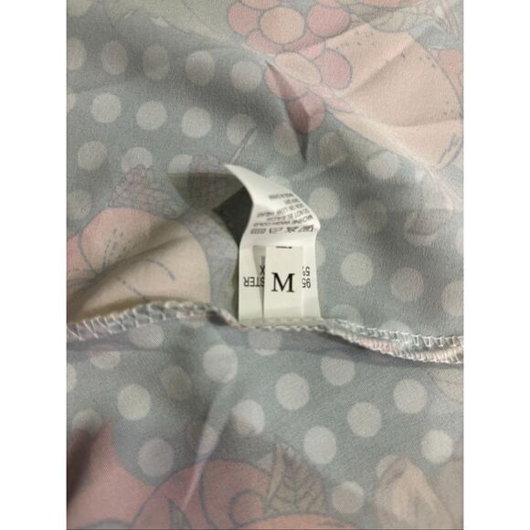 Women's Multicolor Tropical Square Neck Smocked Sleeveless Summer Dress Medium - Picture 7 of 8